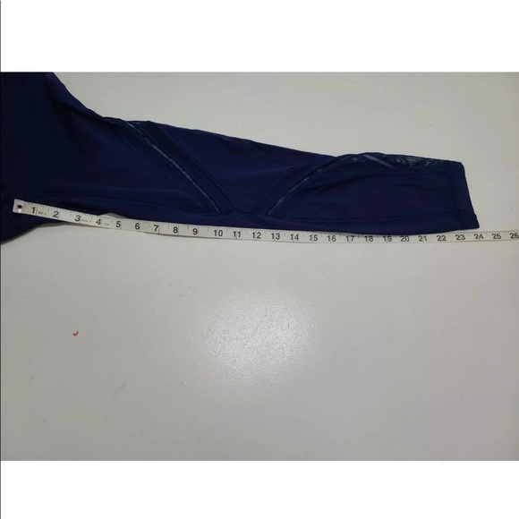 Lululemon High Times Pant Metta Blue Mesh Size 6 - Picture 11 of 12